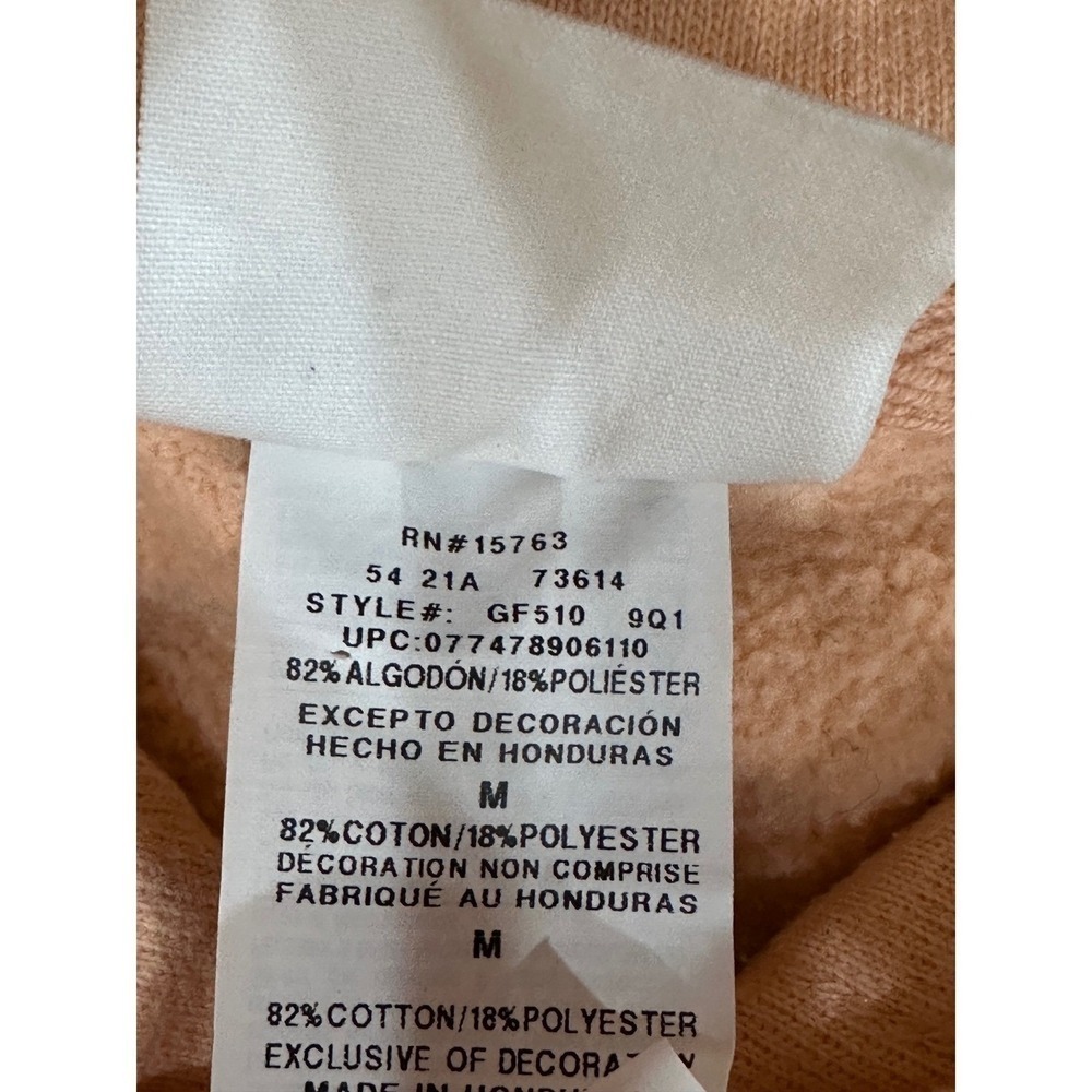 Champion Reverse Weave Peach Logo Hoodie Sweatshirt Womens Size Medium - Picture 5 of 8